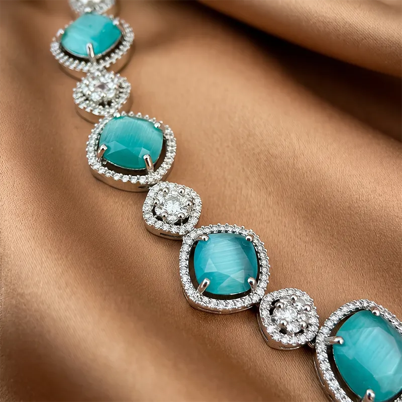 Jane Choker style CZ Necklace - Image 2