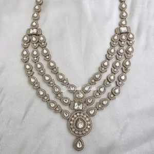 Triple Layered Classic Kundan Necklace