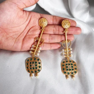 Antique Gold Ethnic Earrings Online