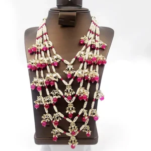 Multi layered long necklace