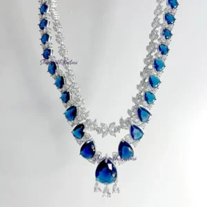 Eva Layered Necklace With Stones CZ - Image 2