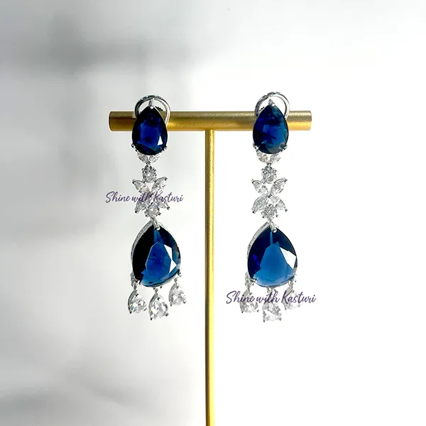 Eva Layered Necklace With Stones CZ - Image 3