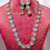 Shop Polki Necklace with Dual-Tone