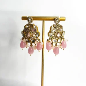 Tia Mossainite Necklace, layered Chains - Image 3