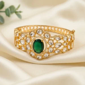 Buy Polki Stone Kundan Bracelet