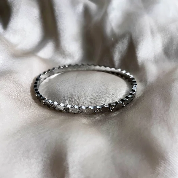 Buy Silver Diamante Bracelet Online