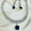 CZ & Stone Necklace Set Online