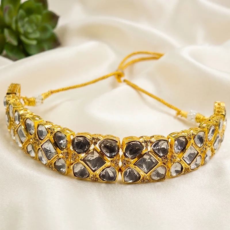 Embellished Kundan Choker - Image 2