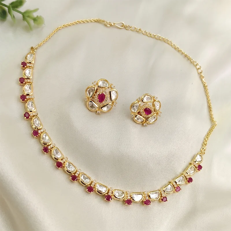 Grace Kundan Choker Set