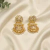 Jadau Long Chandbali Earrings