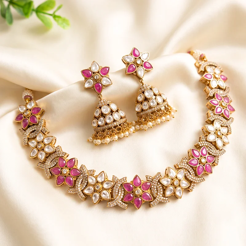 Naira Kundan Choker Set - Image 2