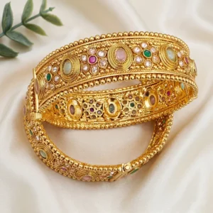 Kundan Stone Kada Bangles