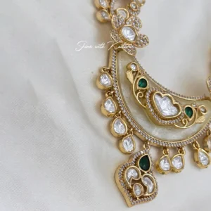 Sofia Royal Polki Mother of Pearl Pendant Necklace - Image 6