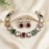 Multicolor Kundan Statement Necklace Set
