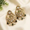 Polki Chandbali Earrings