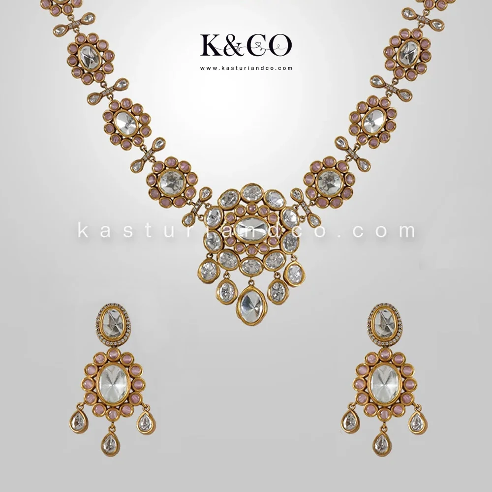 Buy Classic Polki Kundan Necklace