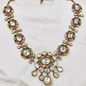 Alternative view of Ria Kundan Necklace for Indian Wedding
