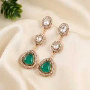 Riva Polki Stone Earrings