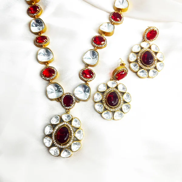 Indian Kundan & Stone Necklace
