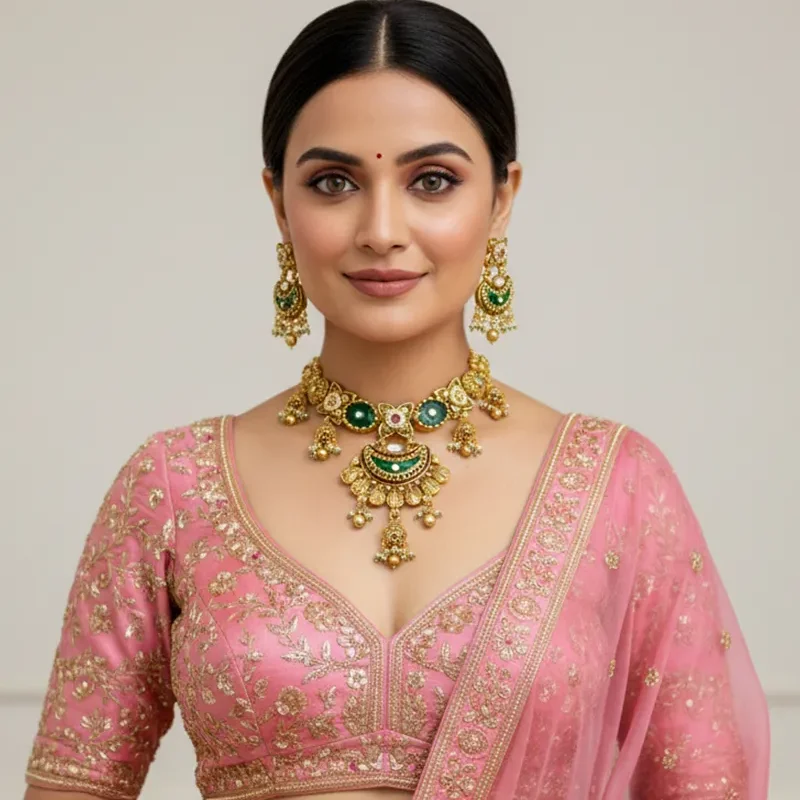 Buy Heritage Kundan Necklace Set