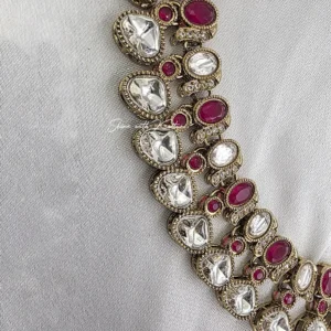 Royal Kundan Layered Statement Choker - Image 5