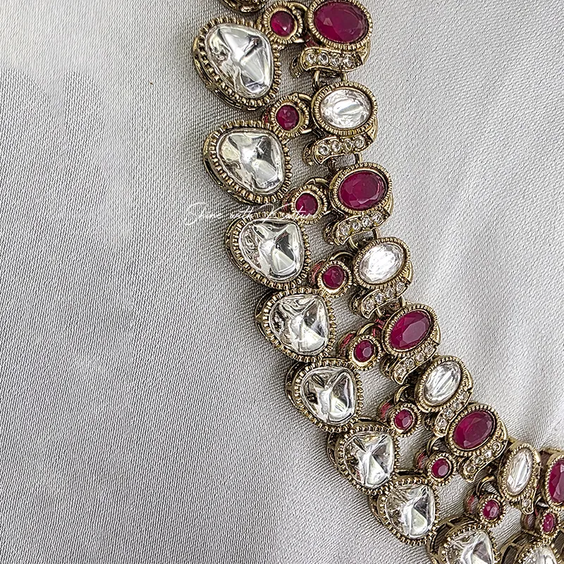 Royal Kundan Layered Statement Choker - Image 5