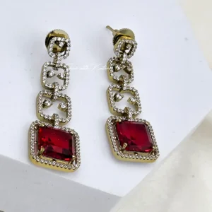 Alternative view of Ruby Royal Diamond Link Necklace Set