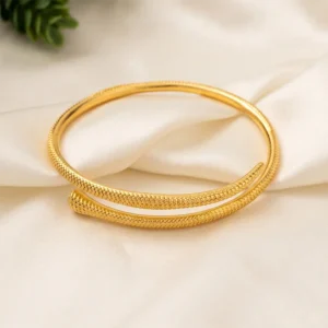 Dual Serpent Bracelet Kada