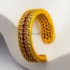 Shop CZ Adjustable Gold Ring Online