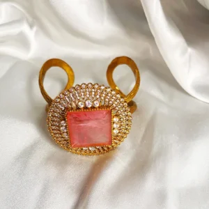Statement Indian Bangle with Stone - Image 6