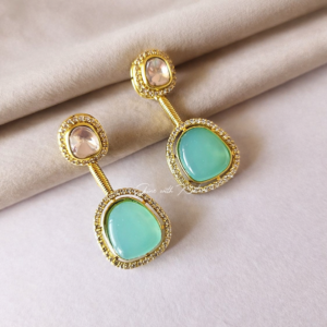 Glow Crystal Drop Earrings - Image 3