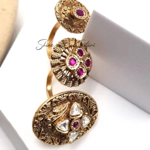 Shop Gold Multi-Finger Indian Ring