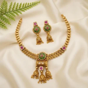 Shop Heritage Gold Kundan Necklace