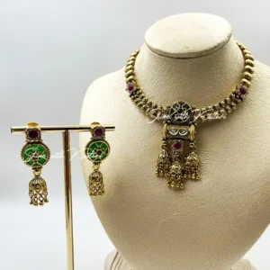 Shop Heritage Gold Kundan Necklace