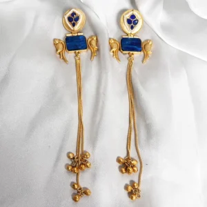 Buy Long Kashmiri Jhumkis with stone