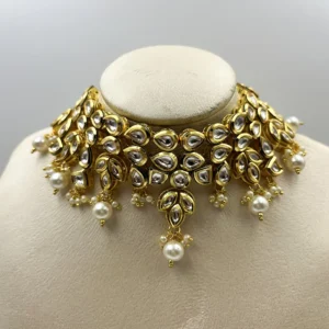 Royal Kundan Layered Statement Choker - Image 4