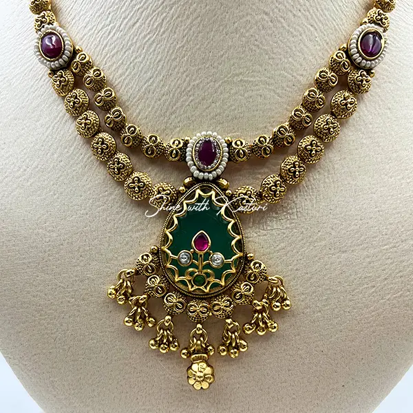 Grace Double-Layered Heritage Necklace Set - Image 6