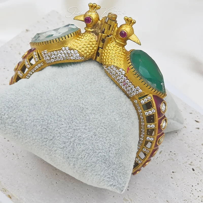 Shop Polki Stone Kada Bangles Online