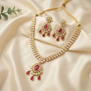 Shop Statement Kundan Necklace Set