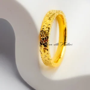 Shop Textured Gold Band Rings Online
