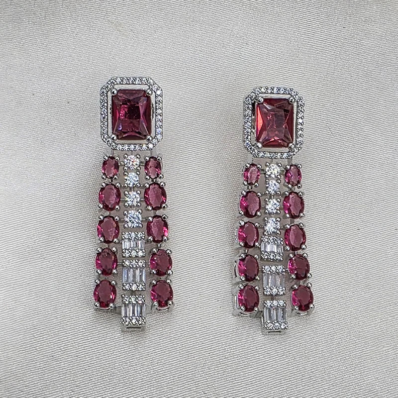CZ Layered Earrings