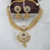 Gold-Tone Kundan Necklace Set