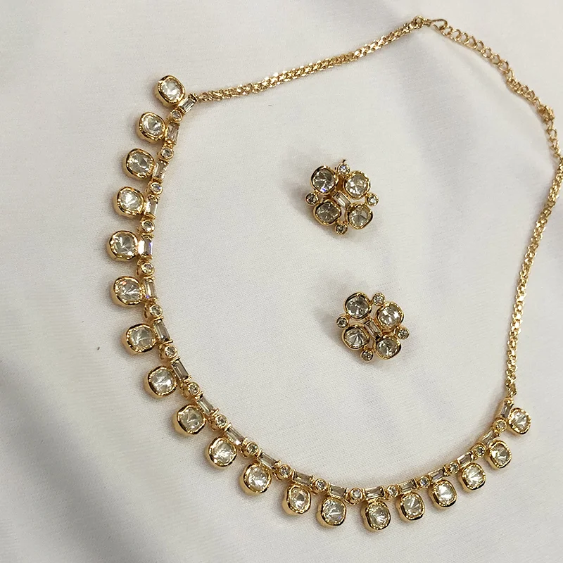 Kundan Choker Set with Earrings