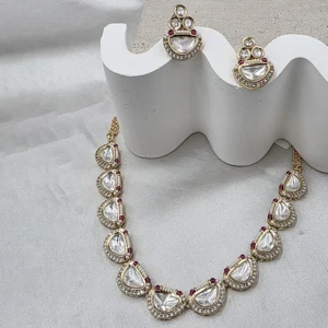 Kundan Ruby Stone Lightweight Choker