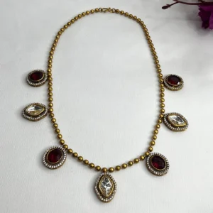 Shop Kundan Beaded Necklace Set