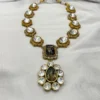 Shop Long Kundan Necklace Set